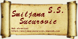 Smiljana Šućurović vizit kartica